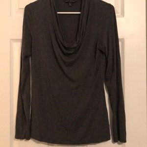 Cowl neck Banana Republic Grey Long Sleeve